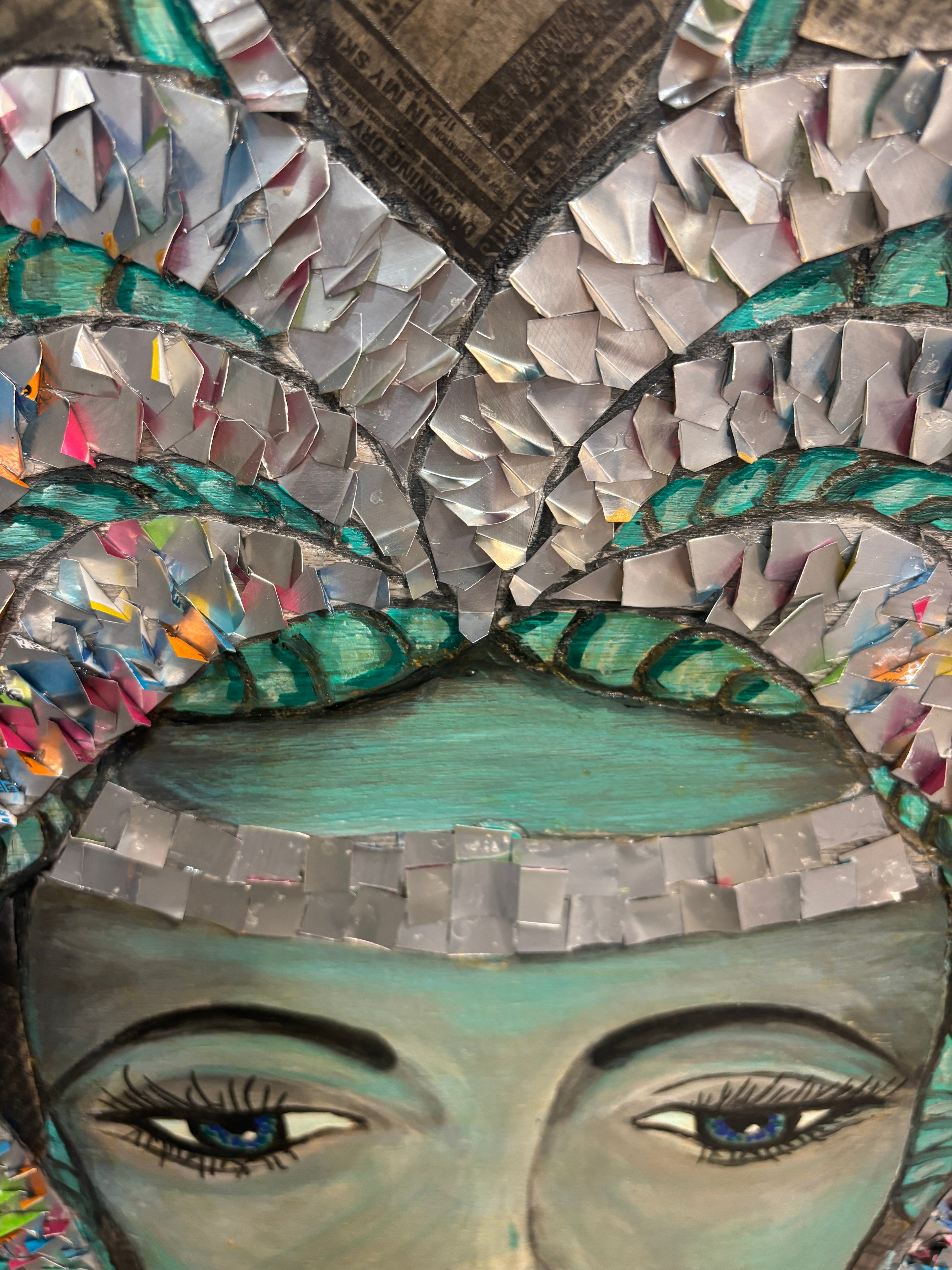 Medusa — Original Mixed Media on Wood | Rita Irvin