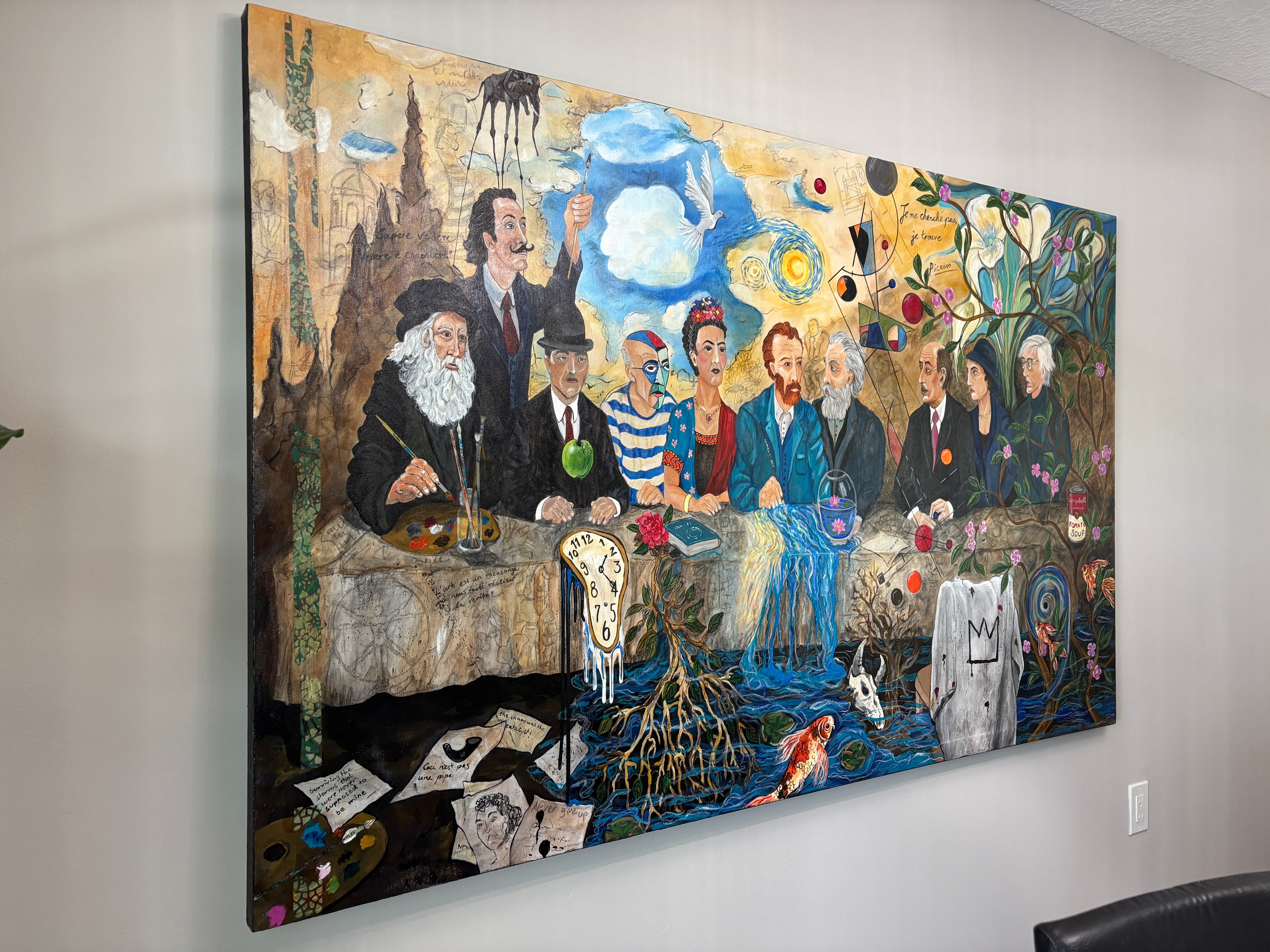The Council — Original Mixed Media on Canvas | Rita Irvin