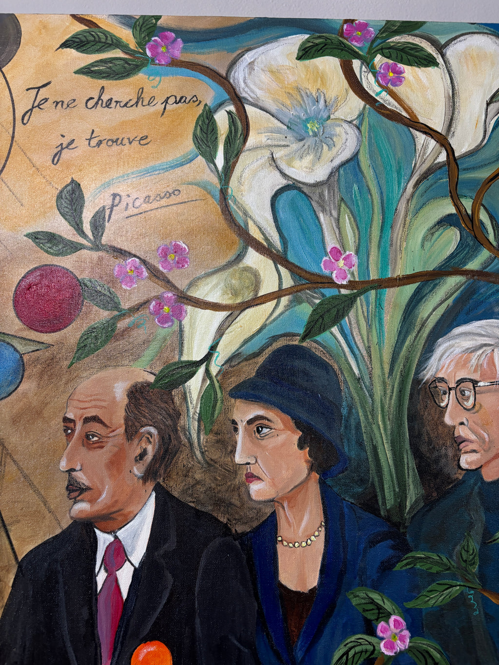 The Council — Original Mixed Media on Canvas | Rita Irvin