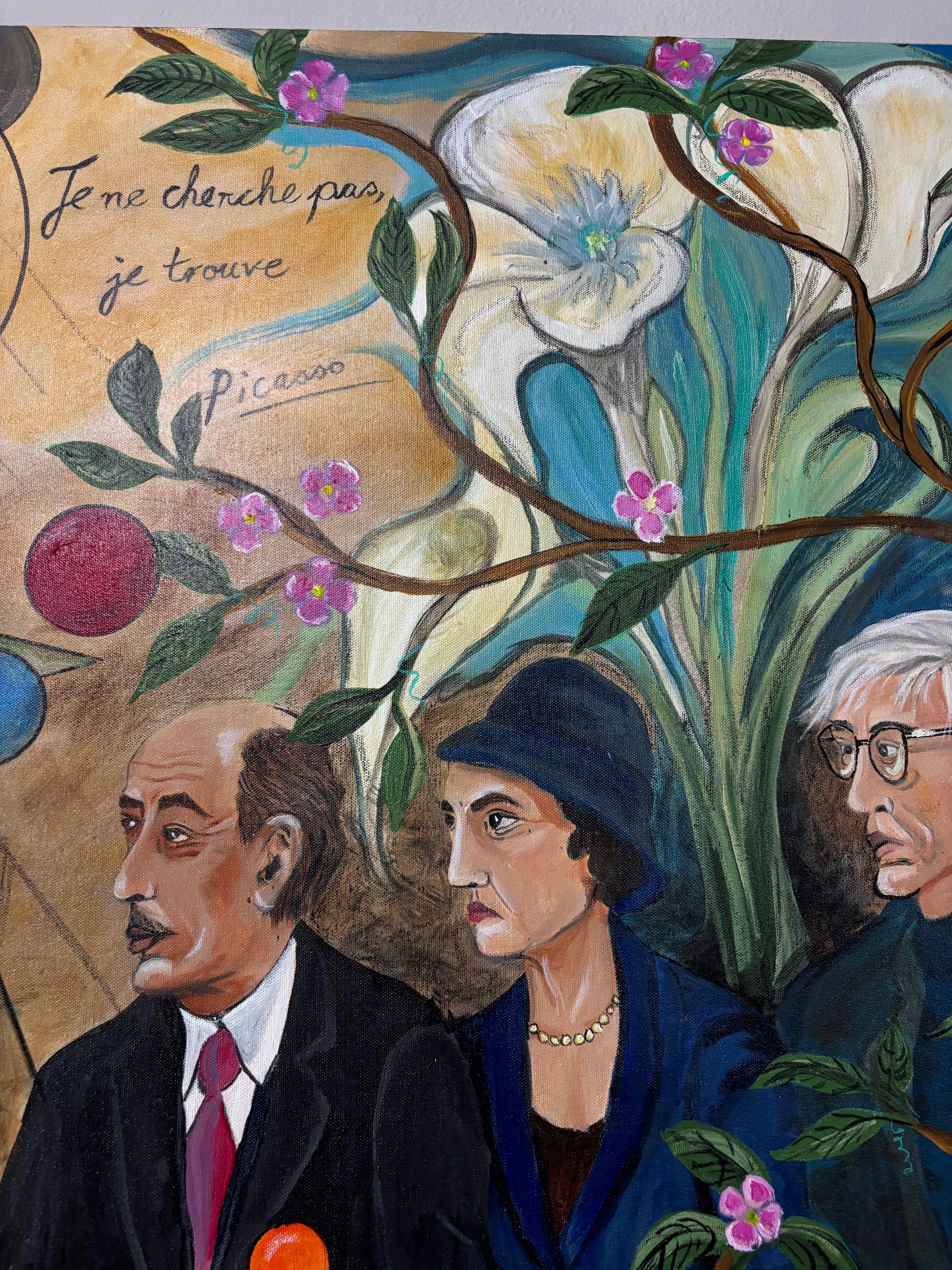 The Council — Original Mixed Media on Canvas | Rita Irvin