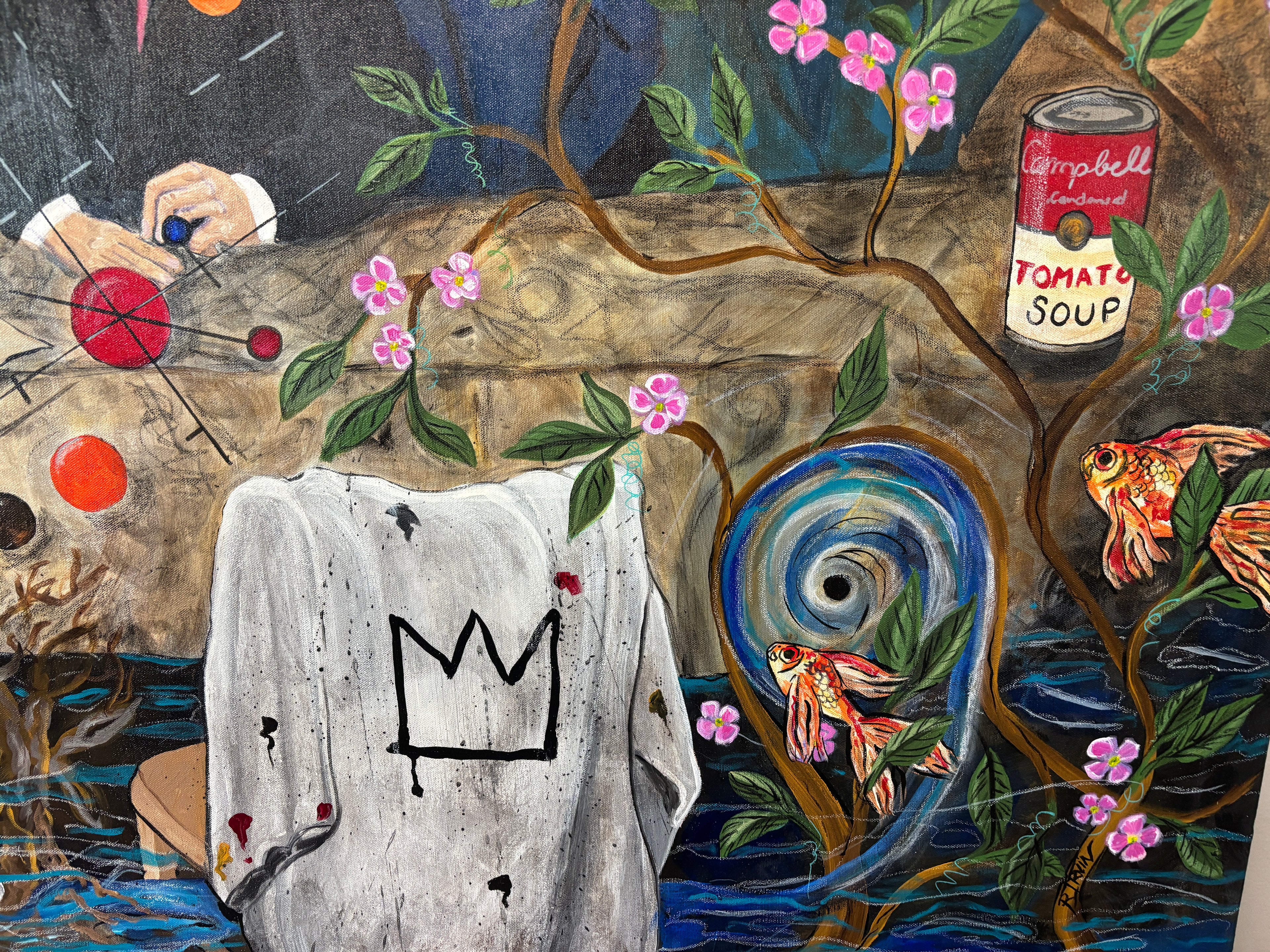 The Council — Original Mixed Media on Canvas | Rita Irvin