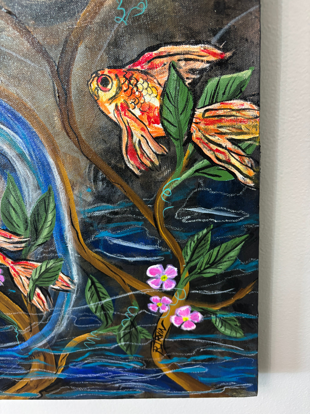 The Council — Original Mixed Media on Canvas | Rita Irvin