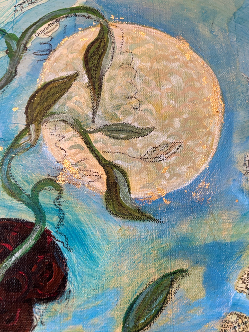 Where Roots Remember — Original Mixed Media on Canvas | Rita Irvin