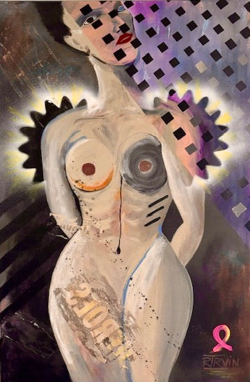 Reassembled Women — signed fine art print by Rita Irvin, limited edition archival figurative art