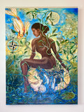 Where Roots Remember — Original Mixed Media on Canvas | Rita Irvin